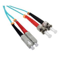 Faser Patchkabel, Sc bis St Duplex, 50/125, Om3